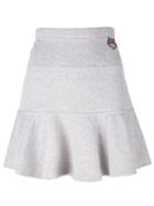 Kenzo 'mini Tiger' Skater Skirt, Women's, Size: Small, Grey, Cotton
