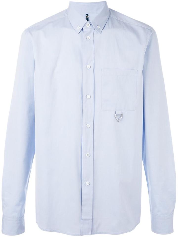 Oamc Chest Pocket Shirt, Men's, Size: Small, Blue, Cotton