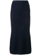 Alessandra Rich Cable Knit Tube Skirt - Blue