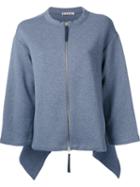 Marni Fluted Jacket, Women's, Size: 44, Grey, Nylon/virgin Wool