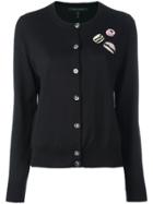 Marc Jacobs Sequin Patch Cardigan - Black