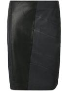 Closed Midi Straight Skirt - Blue