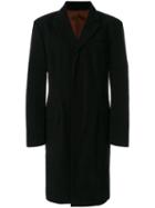 Jean Paul Gaultier Pre-owned Concealed Fastening Midi Coat - Black