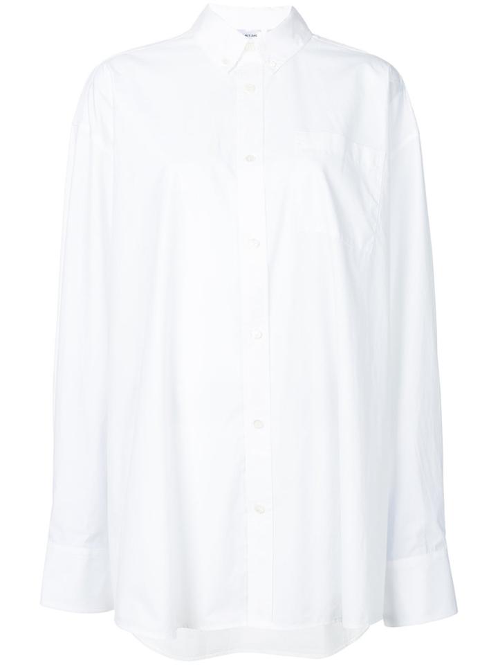 Helmut Lang Glitter Logo Shirt - White