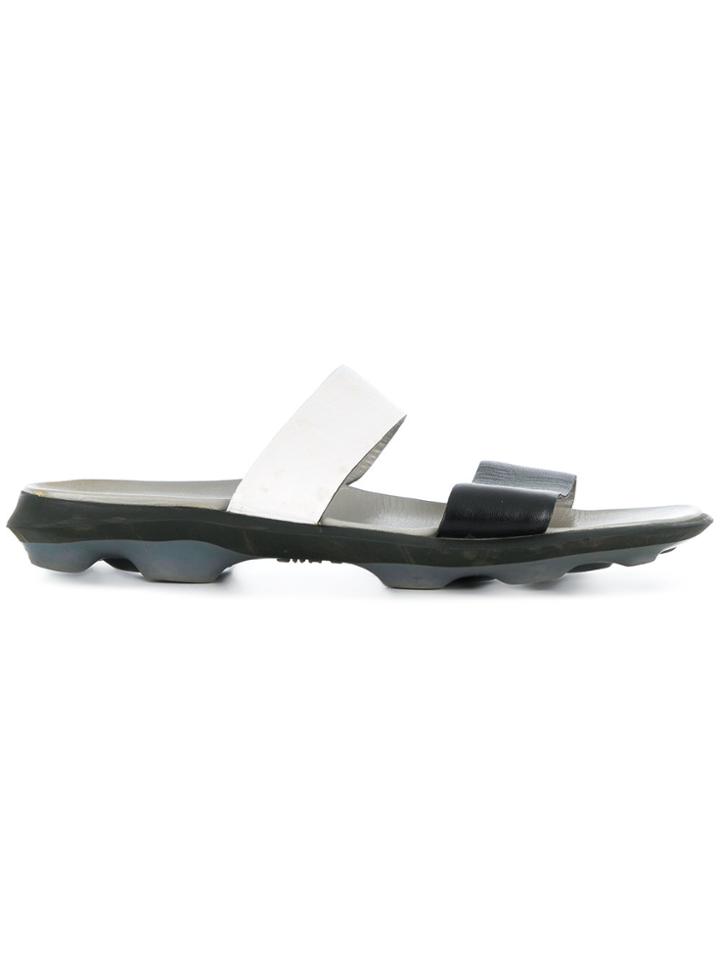 Miu Miu Vintage Flat Strappy Sandals - Black
