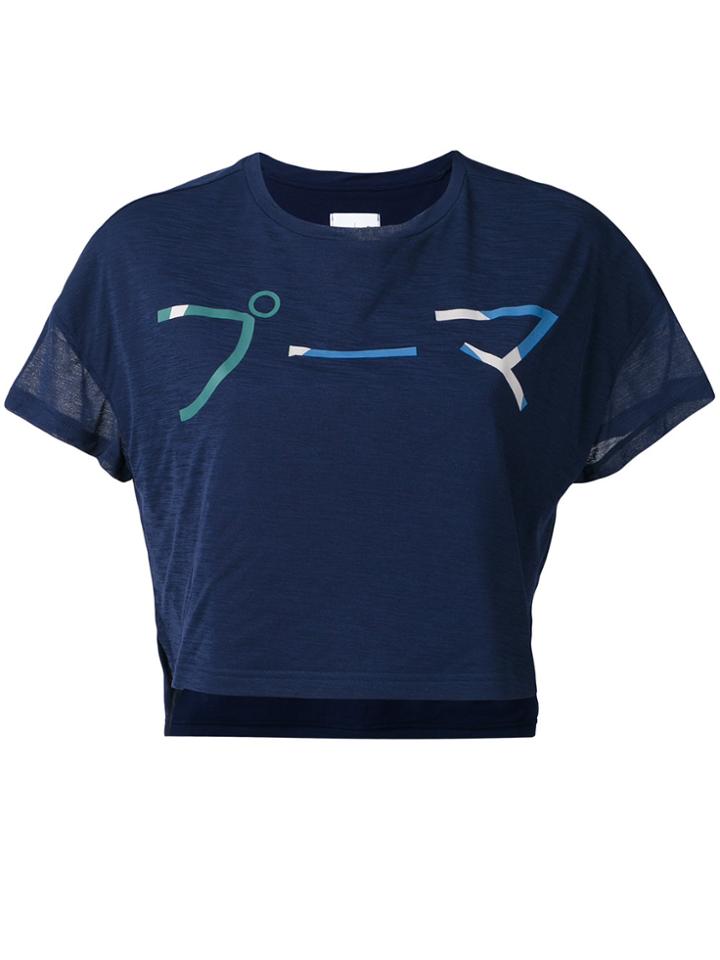 Puma Printed Cropped T-shirt - Blue