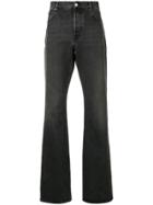 Balenciaga Bootcut Loose Fit Jeans - Black