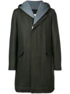 Stephan Schneider Zip-front Hooded Coat - Grey