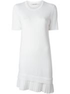 Neil Barrett Pleated Hem Sweater Dress