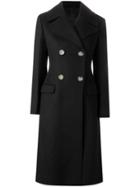 Helmut Lang Tailored Melton Coat - Black