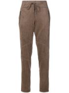 Cambio Drawstring Trousers - Brown
