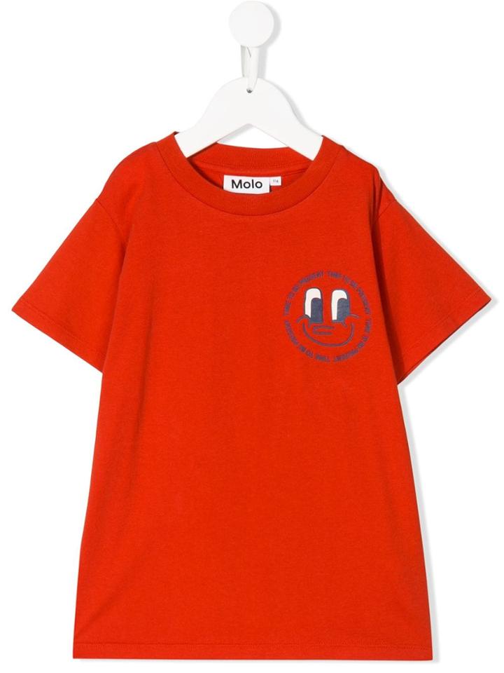 Molo Face Logo T-shirt - Red