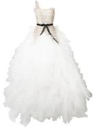 Loulou Princess Evening Dress - Neutrals