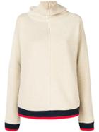 Victoria Victoria Beckham Contrasting Hem Sweater - Brown