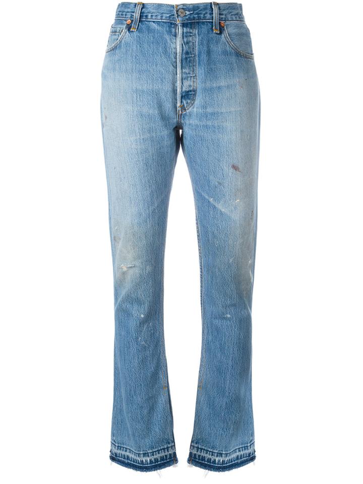 Re/done Elsa Bootcut Jeans - Blue
