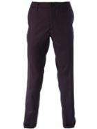 Pence Slim Tailored Trousers, Men's, Size: 48, Red, Virgin Wool