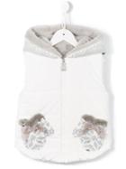 Lapin House Hooded Padded Gilet, Girl's, Size: 6 Yrs, White