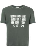 Helmut Lang Pre-owned 1999's Limited Edition T-shirt - Green