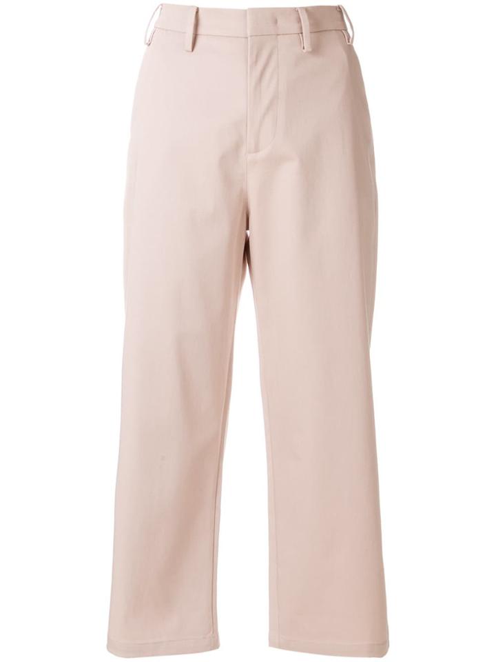 No21 Turn Up Baggy Chinos - Pink