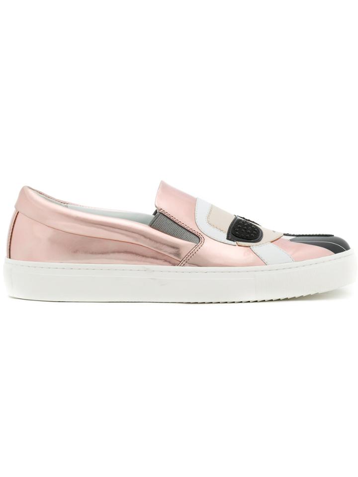 Karl Lagerfeld Kupsole Karl Ikonic Sneakers - Metallic