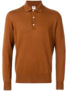 Doppiaa Polo Sweater - Yellow & Orange