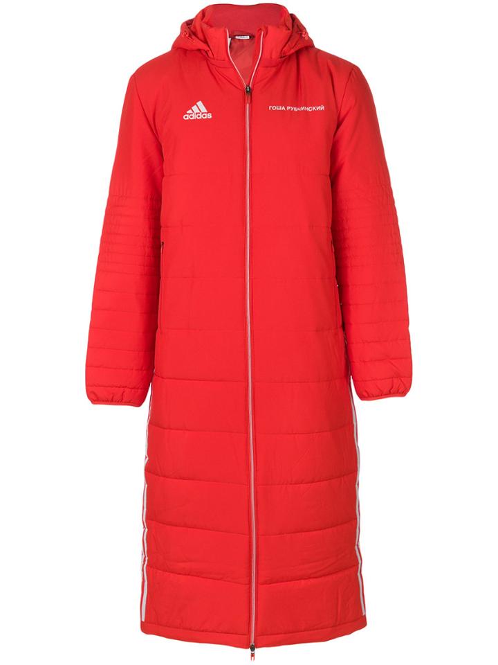 Gosha Rubchinskiy Long Padded Coat - Red