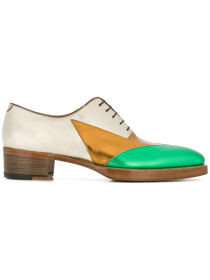Walter Van Beirendonck Metallic Oxfords - Multicolour
