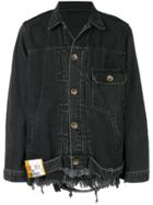 Maison Mihara Yasuhiro Oversized Denim Jacket - Black