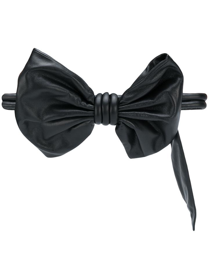 Maison Margiela Oversized Bow Belt - Black