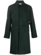 Sandro Paris Belted Coat - Green