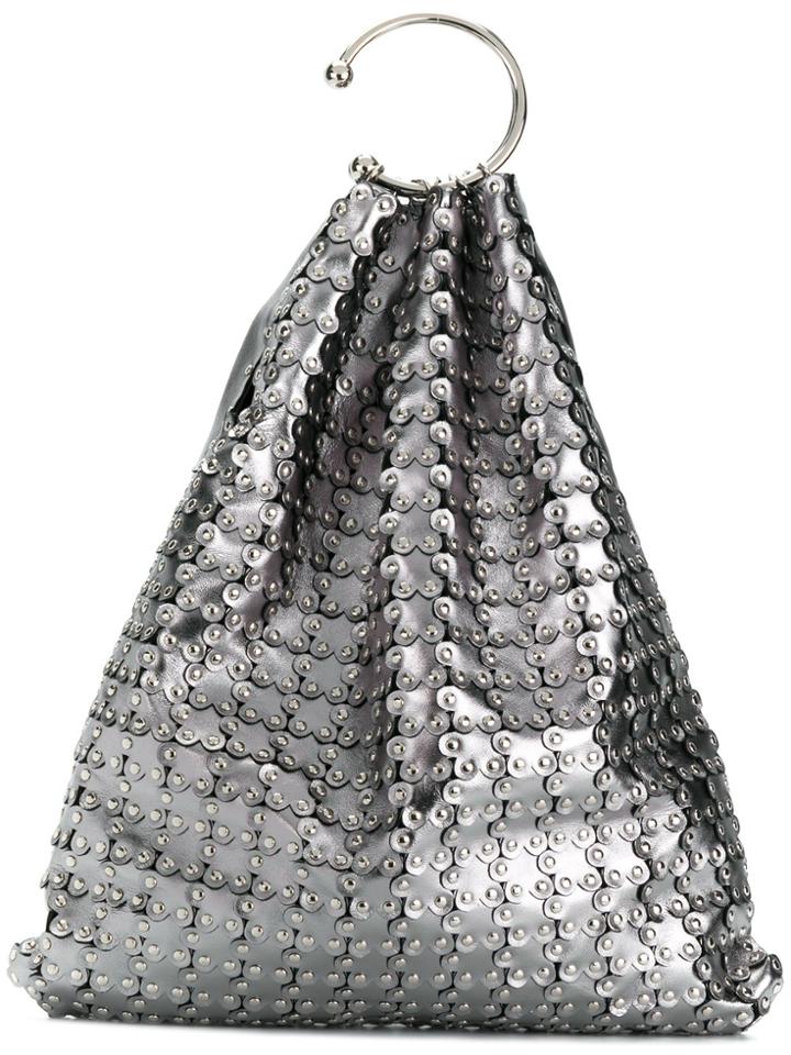 Red Valentino Studded Clutch Bag - Metallic