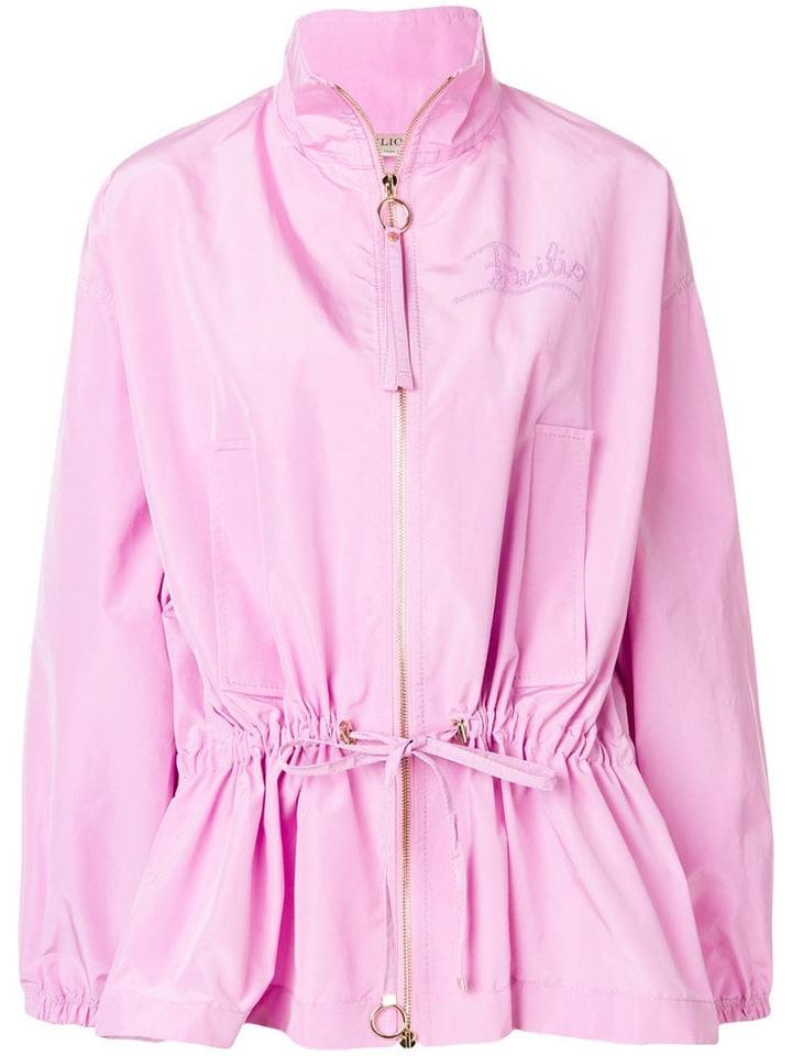Emilio Pucci Zipped Drawstring Jacket - Pink