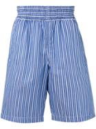 Stone Island Shadow Project Metallic Slouch Shorts - Pink & Purple