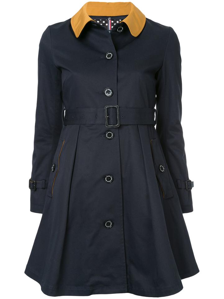 Guild Prime Contrast Collar Coat - Blue