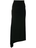 Plein Sud Draped Side Skirt - Black