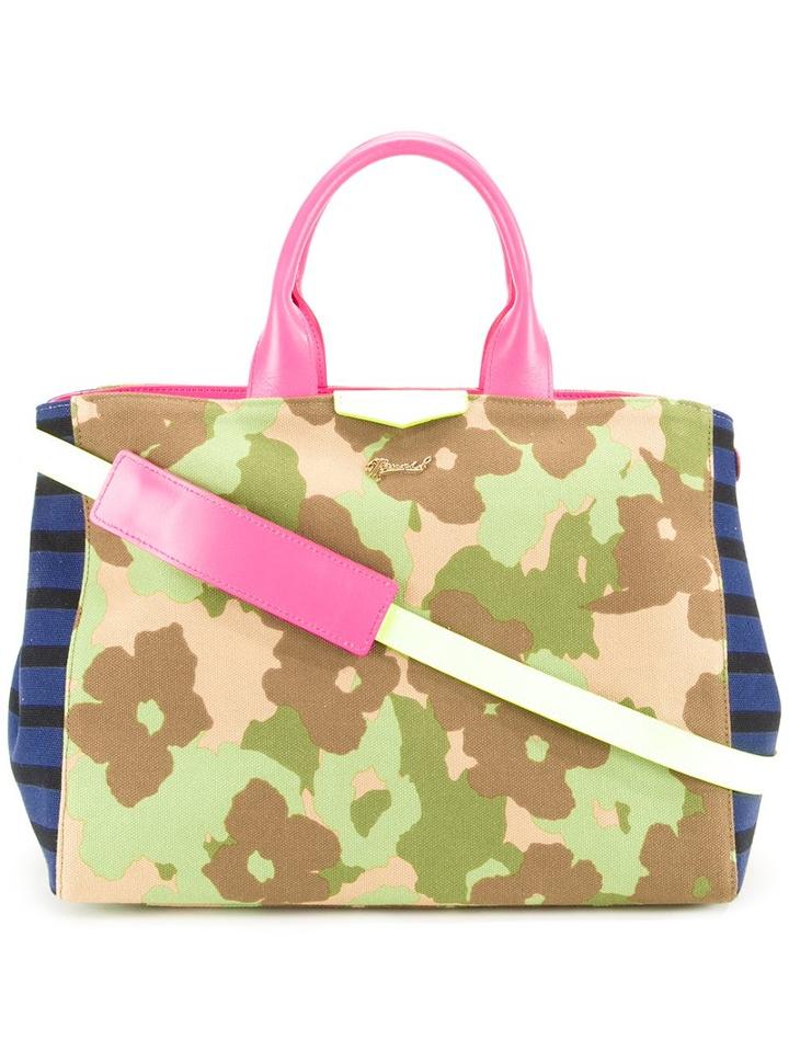 Muveil - Multi-pattern Tote Bag - Women - Cotton - One Size, Cotton