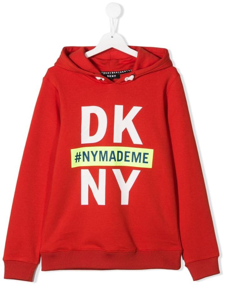 Dkny Kids Nymademe Hoodie - Red