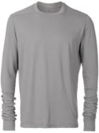 Rick Owens Drkshdw Casual Longsleeved T-shirt - Grey