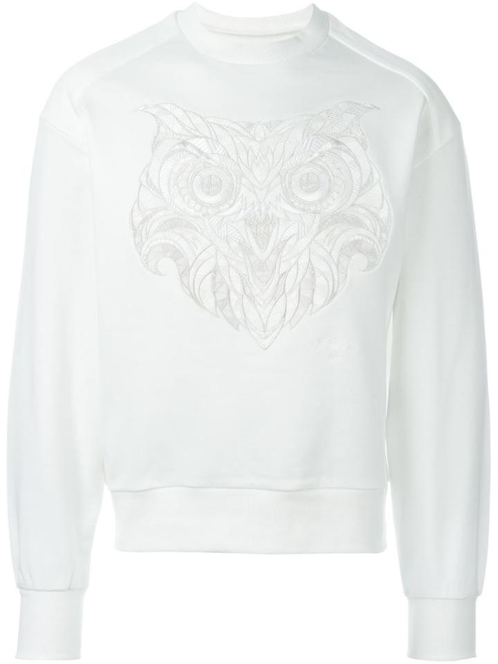Juun.j Embroidered Owl Sweatshirt