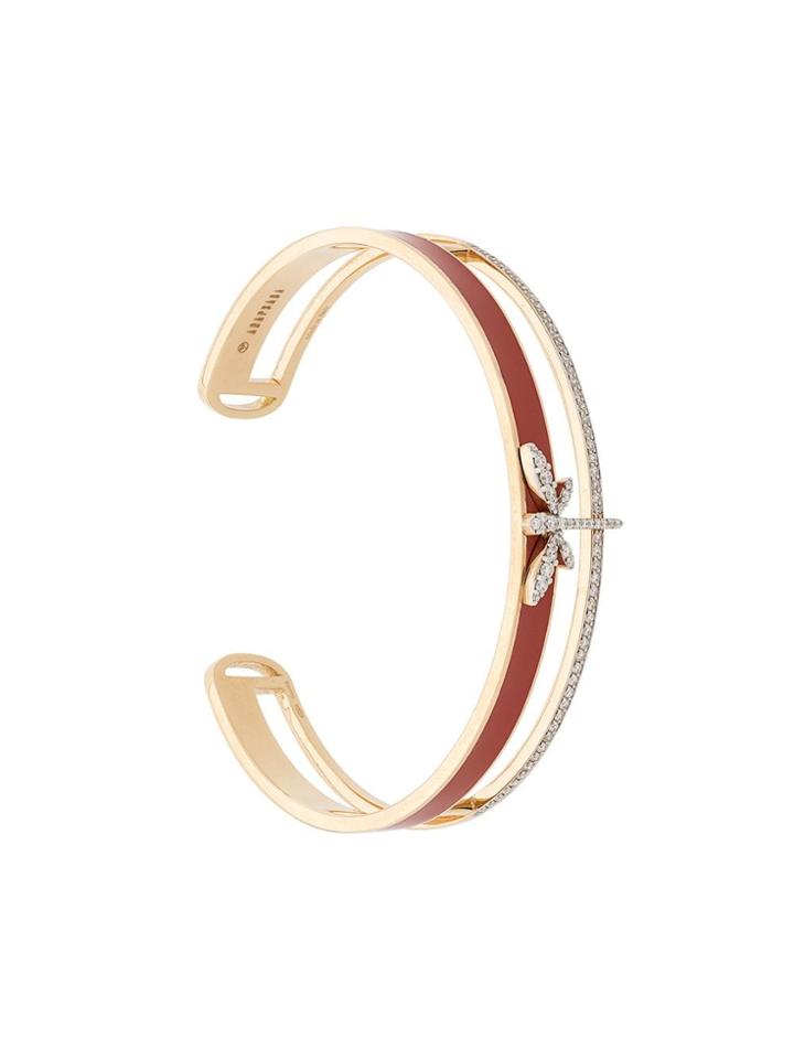 Anapsara Dragonfly Band Bracelet - Yellow Gold