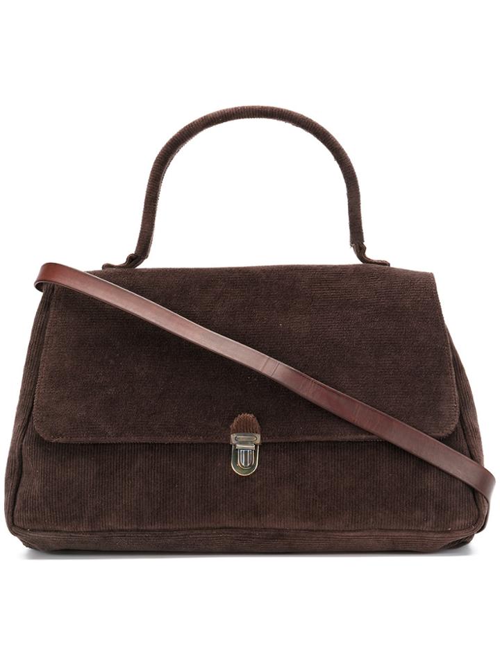 Cherevichkiotvichki Classic Fold-over Satchel - Brown