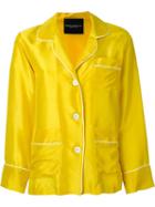 Erika Cavallini 'hariti' Trim Detail Loose Fit Button Down Shirt