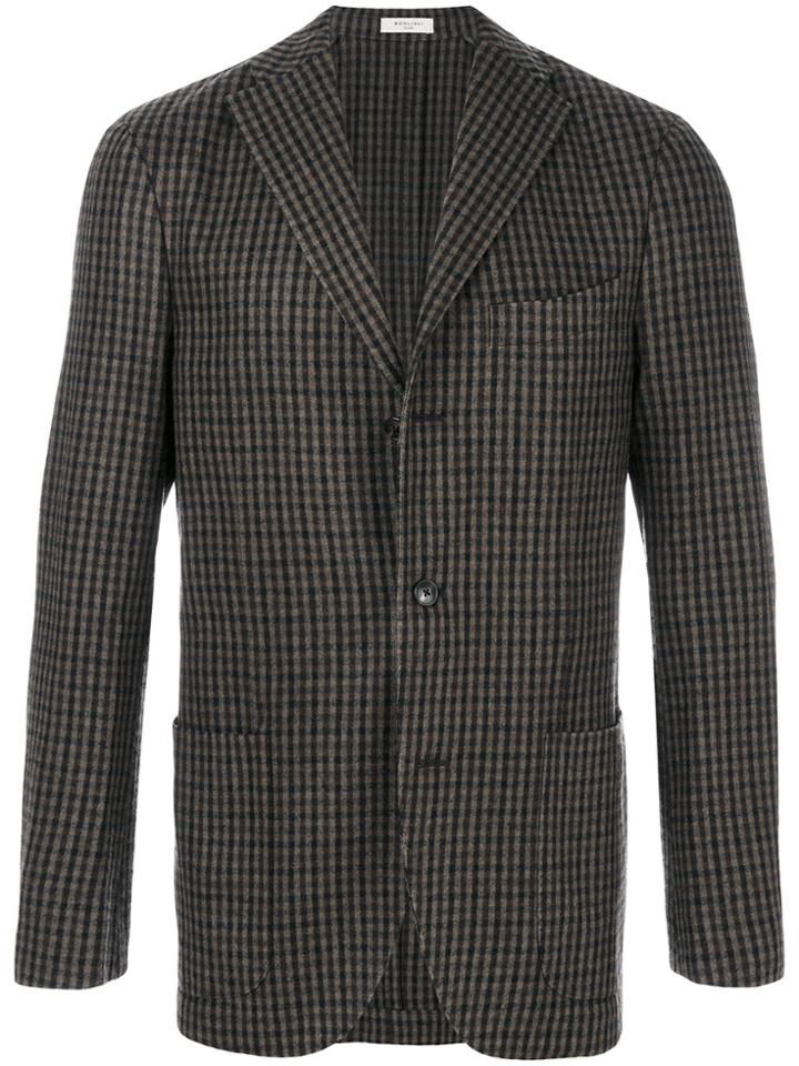 Boglioli Single Breasted Blazer - Brown