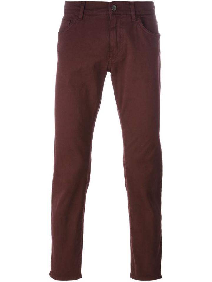 Dolce & Gabbana Tapered Jeans, Men's, Size: 52, Pink/purple, Cotton/spandex/elastane