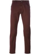 Dolce & Gabbana Tapered Jeans, Men's, Size: 52, Pink/purple, Cotton/spandex/elastane