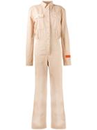 Heron Preston Utilitarian Denim Jumpsuit - Neutrals