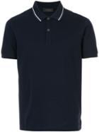 D'urban Contrasting Stripe Polo Shirt - Blue