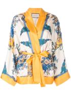 Gucci Silk Kimono Jacket - Multicolour