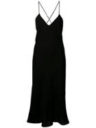 Ssheena Midi Slip Dress - Black