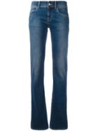 Armani Jeans Soft Flared Jeans, Women's, Size: 28, Blue, Cotton/spandex/elastane